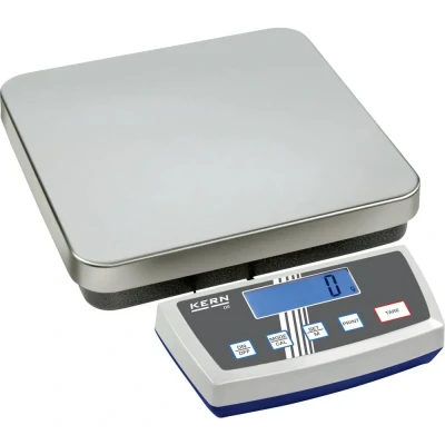 Afbeelding van Kern DE 6K1D Pakketweegschaal Weegbereik (max.) 6 kg Resolutie 1 g, 2 g werkt op het lichtnet, batterijen, een accu Zilver