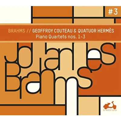 Afbeelding van Geoffroy Couteau Quatuor Hermes Brahms The 3 Piano Quatets (2 CD)