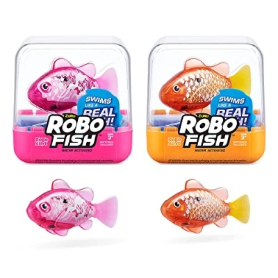 Afbeelding van ROBO ALIVE Fish Series 3 Robotachtige zwemmervis (roze en oranje)