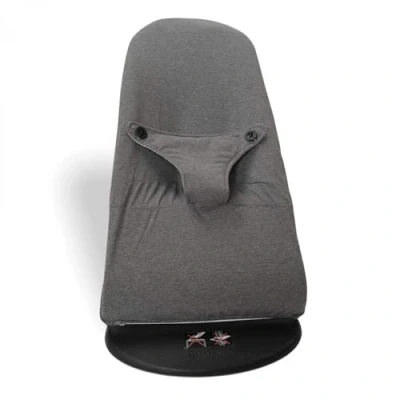 Afbeelding van Hypoallergeen, hyperzachte en ademende katoenen hoes voor BabyBjörn® Balance, Soft Bliss hangmat (antraciet)