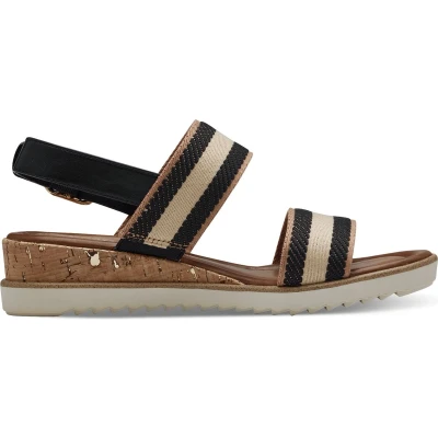Afbeelding van Tamaris Essentials Dames Sandalen BLACK COMB Maat 39