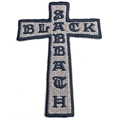 Afbeelding van Black Sabbath Cross Patch Grijs/Zwart