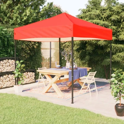 Afbeelding van Partytent inklapbaar 2x2 m rood