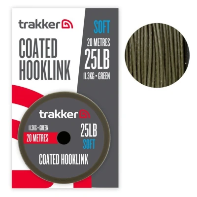 Afbeelding van Trakker Soft Coated Hooklink 25lb (20m) Karper onderlijn materiaal