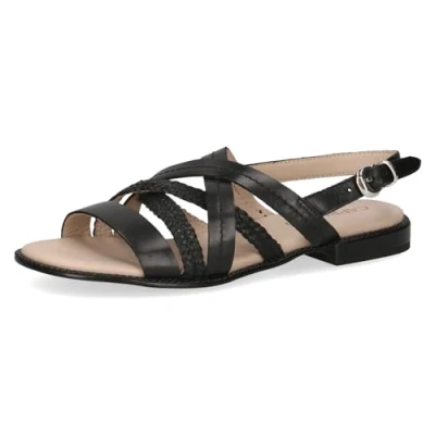 Afbeelding van Caprice Dames 9 28100 42 plateausandalen voor dames, Nappa zwart