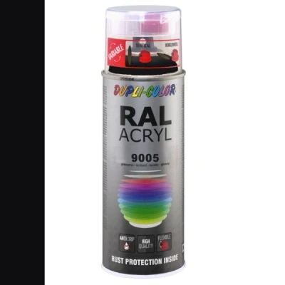 Afbeelding van Dupli Color Ral Acryl 9005 Diepzwart Hoogglans 400 ml