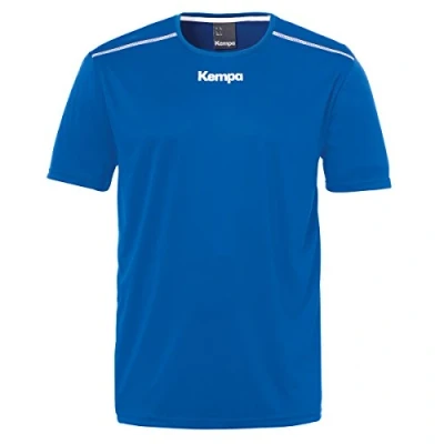 Afbeelding van FanSport24 Kempa Handbal heren T shirt polyester korte mouwen ronde hals rood, Royal Blauw