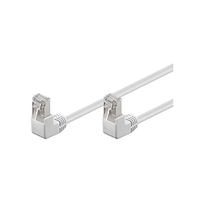 Afbeelding van FTP CAT5e Gigabit Netwerkkabel haaks CCA 0,25 meter Wit
