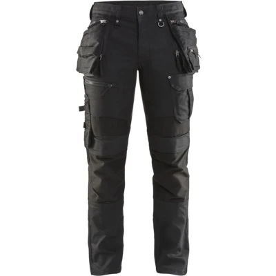 Afbeelding van Blaklader Werkbroek denim stretch X1900 1990 1141 Zwart/Zwart