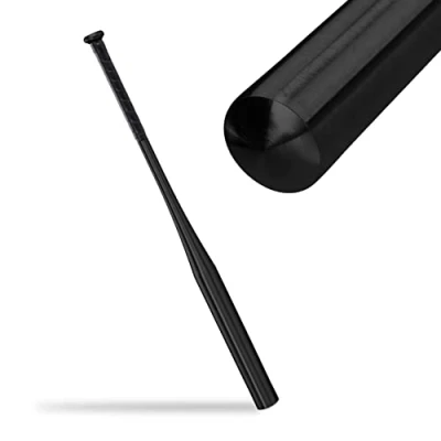 Afbeelding van Relaxdays honkbalknuppel aluminium zwart baseball knuppel 34 inch bat