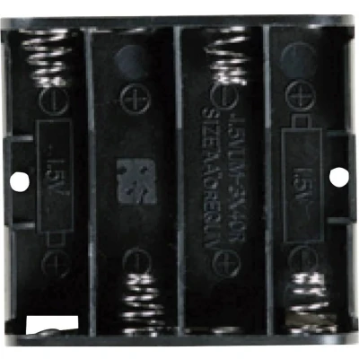 Afbeelding van Takachi SN34S Batterijhouder 4 AA (penlite) Drukknopaansluiting (l x b h) 61.9 57.2 15 mm