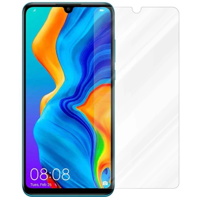 Afbeelding van Cadorabo Pantser film geschikt voor Huawei P30 LITE in KRISTALHELDER Geharde (Tempered) display beschermglas 9H hardheid met 3D Touch (RETAIL PACKAGING)