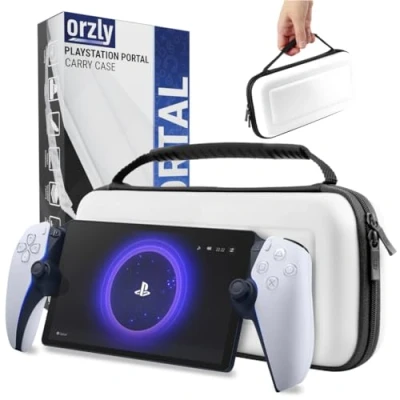 Afbeelding van Orzly Playstation Portal Parent, Wit/Zwart