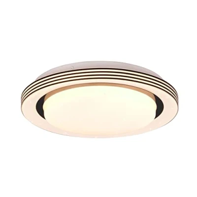 Afbeelding van Reality LED Plafondlamp Plafondverlichting 10.5W Aanpasbare Kleur Afstandsbediening Dimbaar Sterlicht Rond Zwart Kunststof