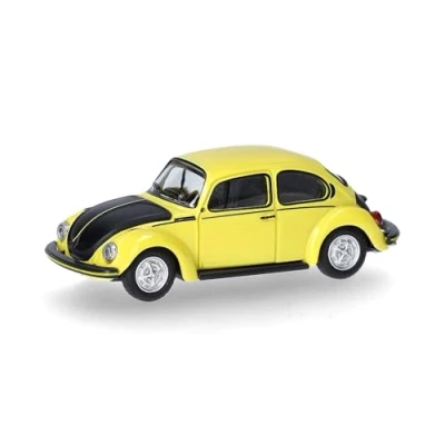 Afbeelding van Herpa 421102 H0 Auto Volkswagen Kever 1303 „de geel zwarte racer