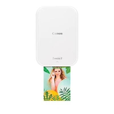 Image de Canon Zoemini 2 Imprimante couleur zinc 50.8 x 76.2 mm 313 500 ppp jusqu&#039;à 0.83 min/page (mono) / (couleur) capacité : 10 feuilles Bluetooth 5.0 blanc perle
