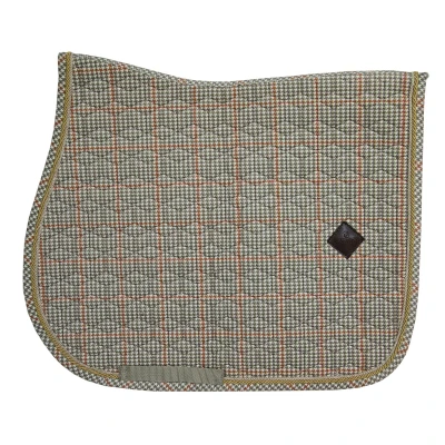 Image de Kentucky Tapis de Selle Pied Poule Saut Beige Full