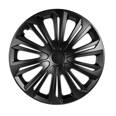 Afbeelding van Wieldoppen Racer 14 inch, set van 4 zwart
