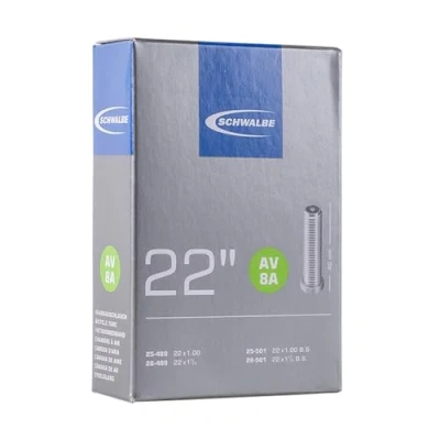 Afbeelding van Schwalbe Binnenband Av8a 22 X 1.00 1 1/8 (25 489/28 501) Av 40mm