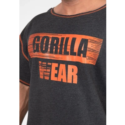 Afbeelding van Gorilla Wear Wallace Workout Tshirt print, Heren, Maat: S/M, Grey