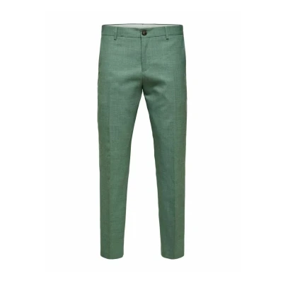 Afbeelding van Selected Homme Broek, Heren, Maat: 44, Light green melange