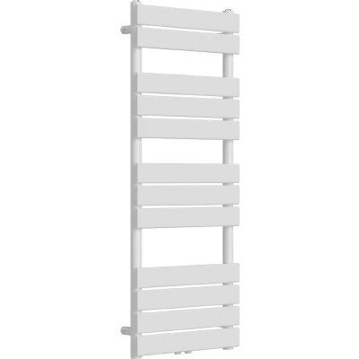 Afbeelding van [neu.haus] Handdoekradiator, handdoekverwarming, platte bladen, voor badkamer, handdoekenrek, warm water, 615 W, staal, 120 x 50 cm, wit