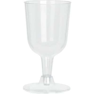 Afbeelding van Excellent Houseware re useable Wijnglas van kunststof 160ml set 4 stuks vaatwasserbestendig