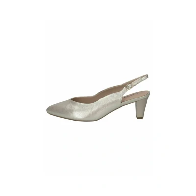 Afbeelding van Caprice Slingback ballerina ́s, Dames, Maat: 37, Champagne Leer