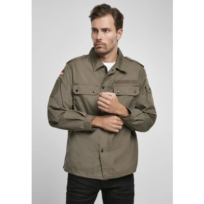 Afbeelding van Brandit BW Feldbluse olive Overhemd 2XL Groen