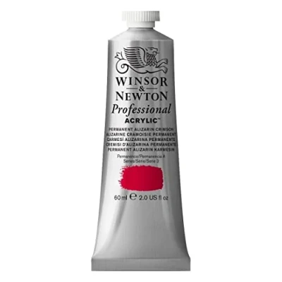 Afbeelding van Winsor &amp; Newton Professional Acrylic Tube Permanent Auzarin Crimson (466) 60 ml