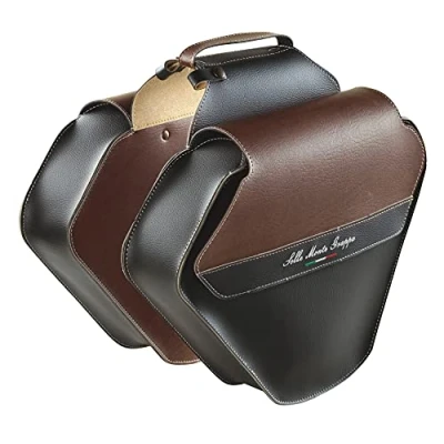 Afbeelding van Monte Grappa Dubbele tas 17,5L Fashion Skay zwart/D bruin