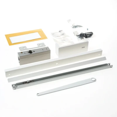 Afbeelding van ActiveStop deurdemper voor opbouw montage,kleur wit, glazen deuren