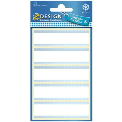 Afbeelding van Avery Av 59375 Z Design Diepvriesetiketten 76X22 Mm 25 Stuks Wit/Blauw