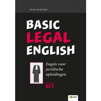 Afbeelding van Basic Legal English B1 B2, key