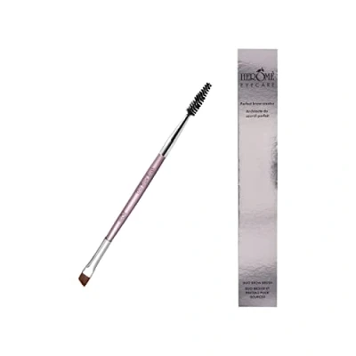 Afbeelding van Herome Eye Care Wenkbrauw Borstel Duo Brow Brush Penseel en Borsteltje voor Scherpe Precieze Wenkbrauwvorm