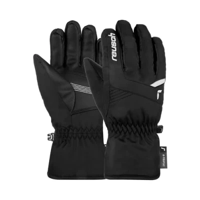 Afbeelding van Reusch Bennet R Tex XT Handschoenen Junior Black White 5 (8 9 Jaar) Zwart &amp; Wanten