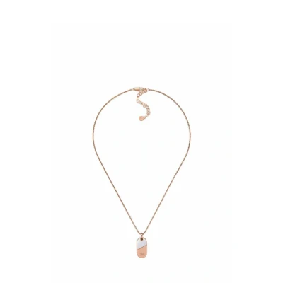 Afbeelding van Emporio Armani dames Ketting met hanger EGS3139221 in de kleur Roségoud