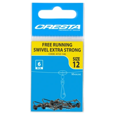 Afbeelding van Cresta Free Running Swivel Extra Strong Maat 12 Zilver