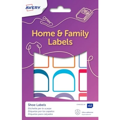 Afbeelding van Avery Italië Etiketten voor schoenen verschillende maten, 16 en 30 x mm, 8 1,5 3 cm