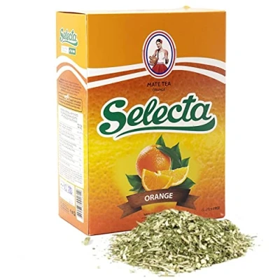 Afbeelding van 🌿Selecta Yerba Maté Oranje: 0,5 kg + geschenkmonster (50 g) Energierie en kleidrankje, rijk aan vitaminen antioxidanten, met cafeïne! Versnelt de stofwisseling. Bevat geen suiker.