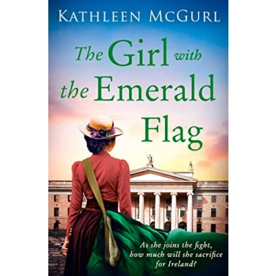Afbeelding van the Girl with Emerald Flag