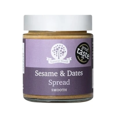 Afbeelding van Nutural World Sesam en dadels (170g) Winnaar van de Great Taste Awards
