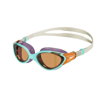 Image de Speedo Biofuse 2.0 Lunettes de natation Bleu marine/citrouille Taille unique