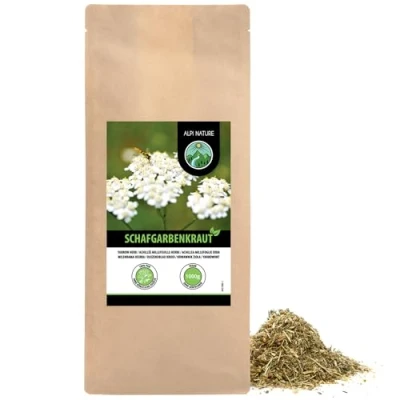 Afbeelding van Duizendblad infusie, Achillee Duizendblad, Gesneden thee, Mild Gedroogde Kruidenthee, 100% zuiver en natuurlijk (1 KG)