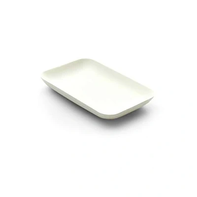Afbeelding van Bagastro Suikerriet Bord Rechthoek 12x8x1,5cm 40st.