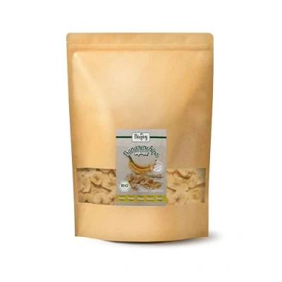 Afbeelding van Biojoy Biologische bananenchips (1 kg), gedroogd en heel, zwavelvrij