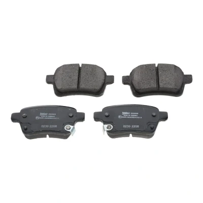 Afbeelding van VALEO 302599 Remblokkenset Achteras Incl. slijtage waarschuwingscontact Met anti kreukplaat OPEL: Corsa E Hatchback, Adam
