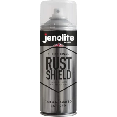 Afbeelding van JENOLITE Rust Shield Aerosol, 400 ml, hoge bescherming tegen roest en corrosie, ultieme roestpreventie voor auto&#039;s motorfietsen