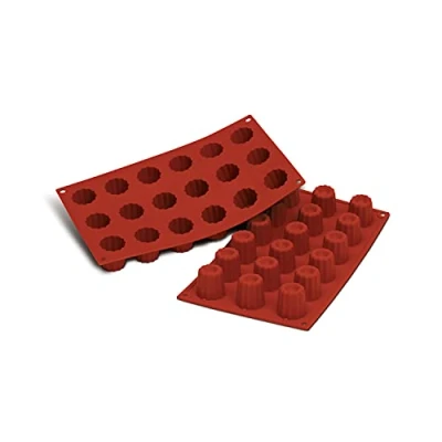 Afbeelding van Silikomart Sf 033 Mini Cannelé Silicone Mould Ø35 H 35 Mm