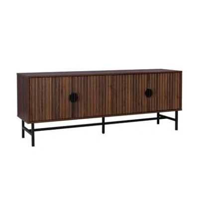 Afbeelding van sweeek Tv meubel, bazalt, l 160 x b 39 h 60cm